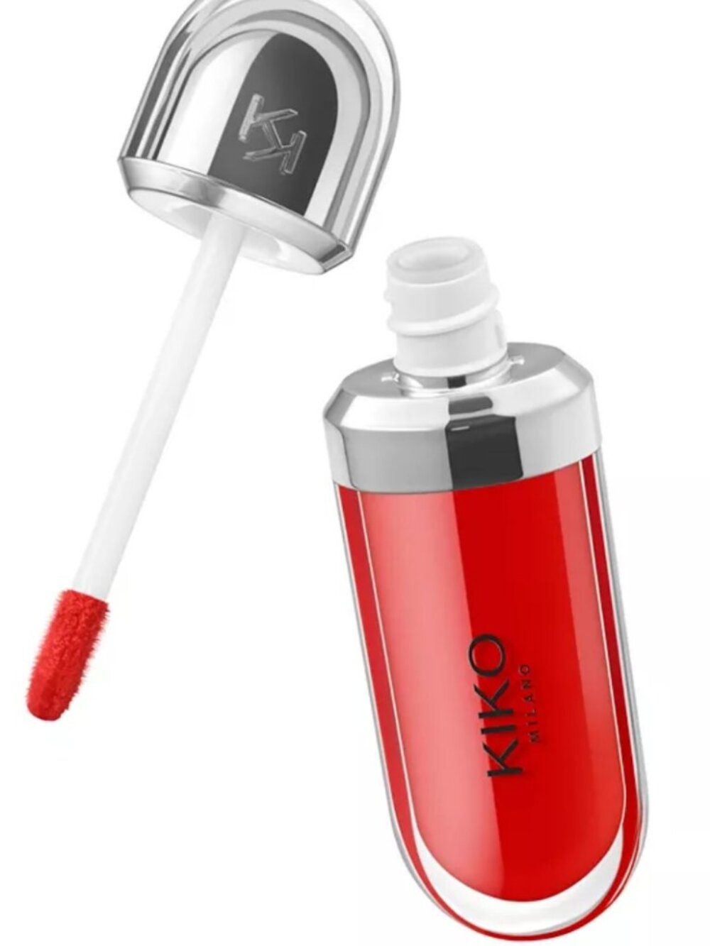 KIKO Milano Fire Red 3D Hydra Lip Gloss, 0.22 oz. NIB